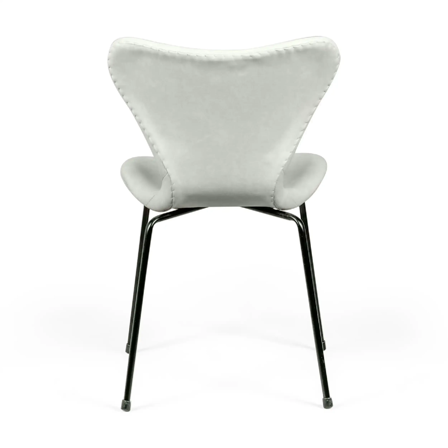 Sedia da pranzo Seven in ecopelle vintage | Design industriale moderno