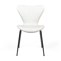 Sedia da pranzo Seven in ecopelle vintage | Design industriale moderno