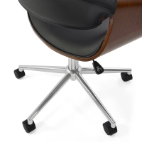 Burrow S Sedia da ufficio in noce | Design Mid-Century