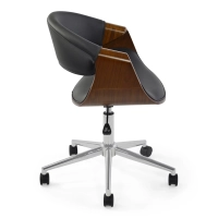 Burrow S Sedia da ufficio in noce | Design Mid-Century