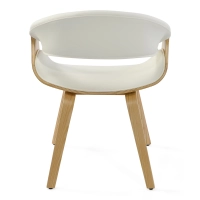 Burrow Sedia da pranzo in legno di acero Z | Design imbottito “ Nordic ”