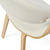 Burrow Sedia da pranzo in legno di acero Z | Design imbottito “ Nordic ”