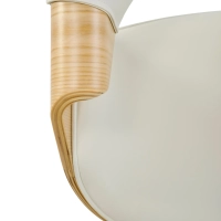 Burrow Sedia da pranzo in legno di acero Z | Design imbottito “ Nordic ”