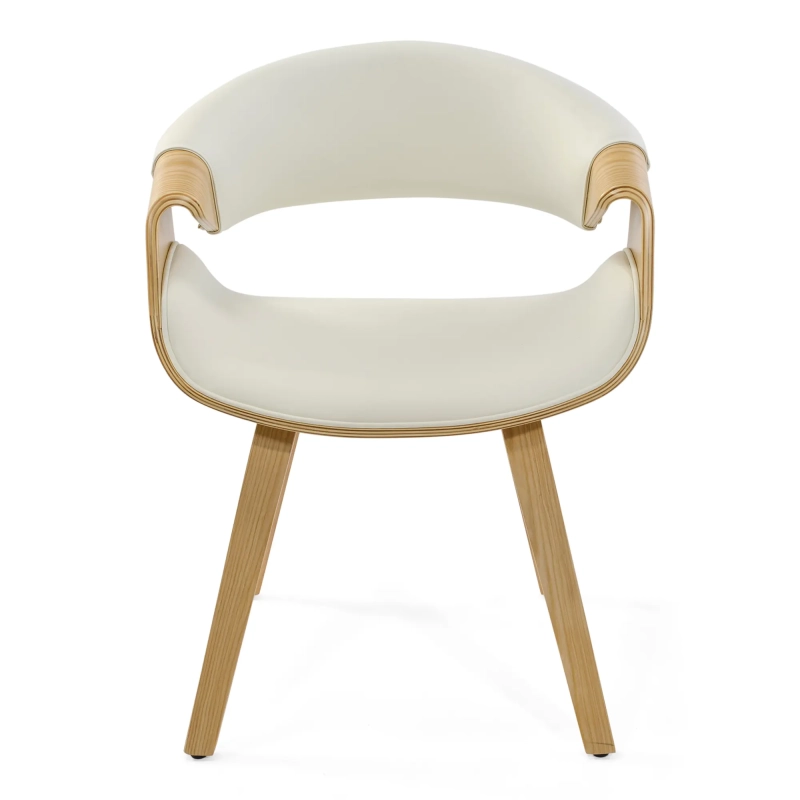 Burrow Sedia da pranzo in legno di acero Z | Design imbottito “ Nordic ”