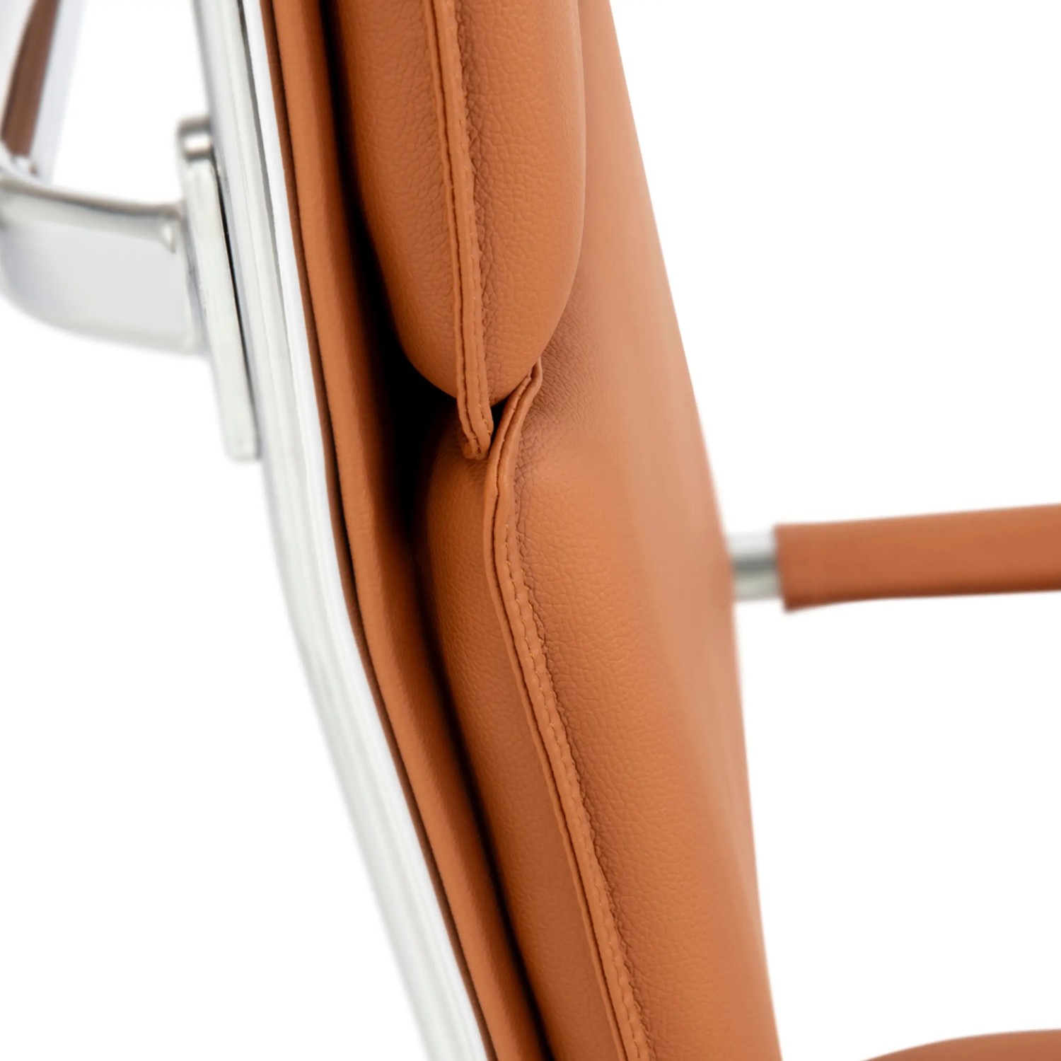 Sedia da ufficio Studio con schienale alto | Sedia da scrivania ergonomica in ecopelle