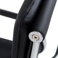 Sedia da ufficio Studio con schienale alto | Sedia da scrivania ergonomica in ecopelle