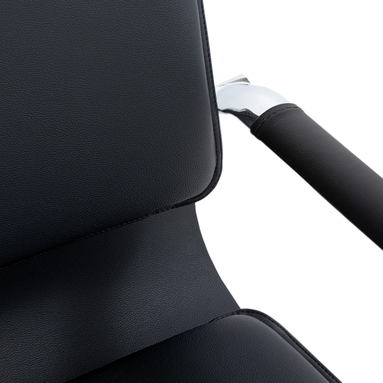 Sedia da ufficio Studio con schienale alto | Sedia da scrivania ergonomica in ecopelle