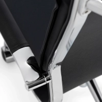 Sedia da ufficio Studio con schienale alto | Sedia da scrivania ergonomica in ecopelle