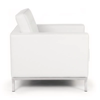 Divano monoposto Venice in vera pelle | Florence Design ispirato a Knoll