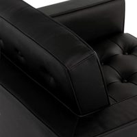 Divano monoposto Venice in vera pelle | Florence Design ispirato a Knoll