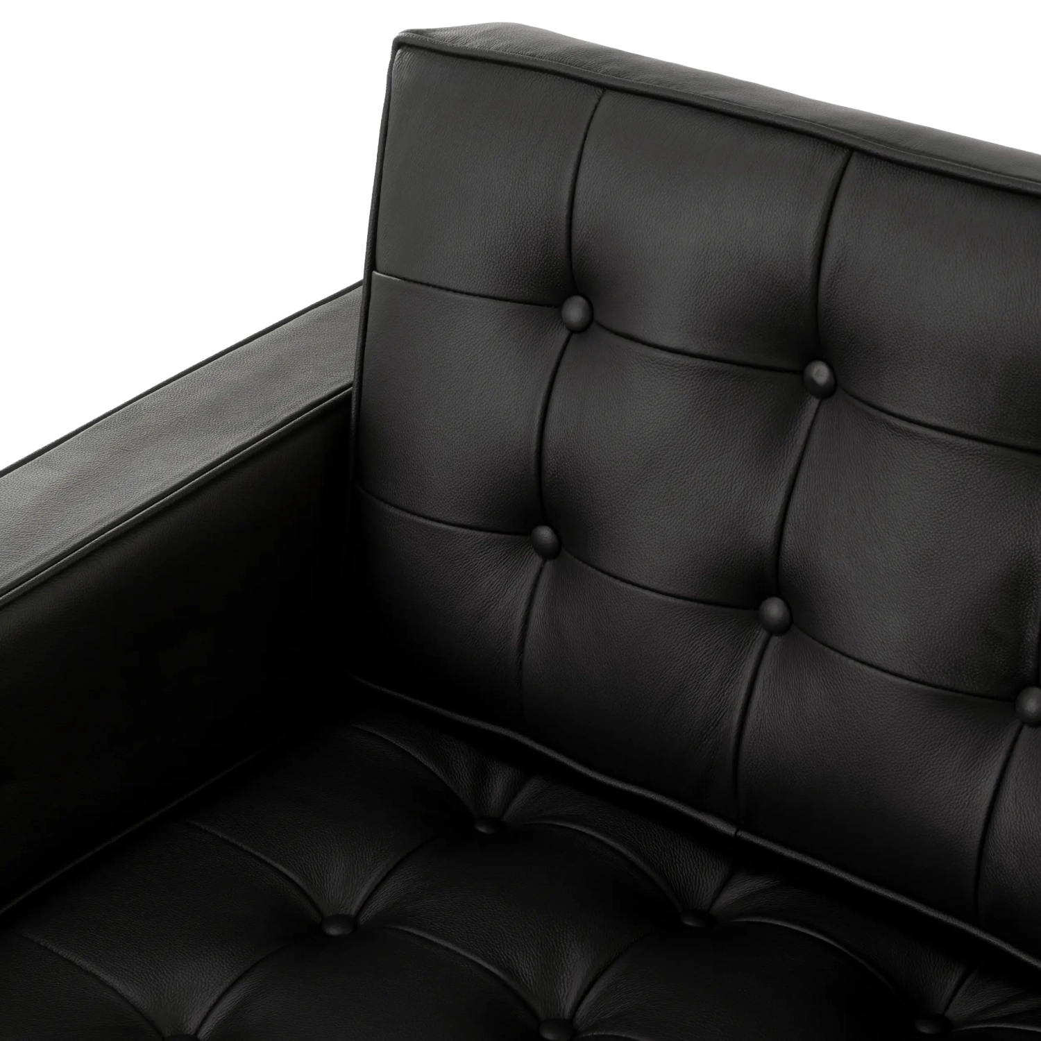 Divano monoposto Venice in vera pelle | Florence Design ispirato a Knoll