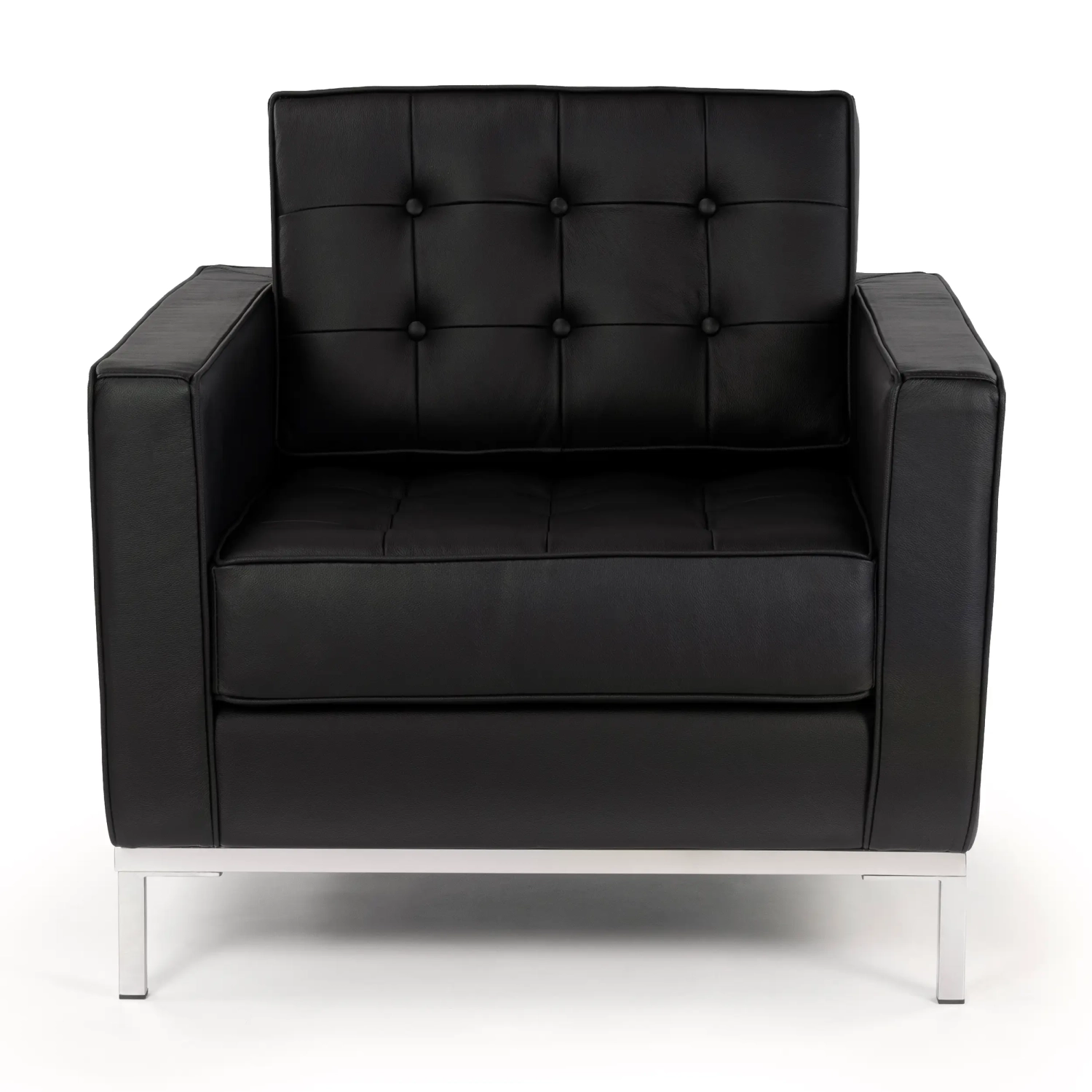 Divano monoposto Venice in vera pelle | Florence Design ispirato a Knoll