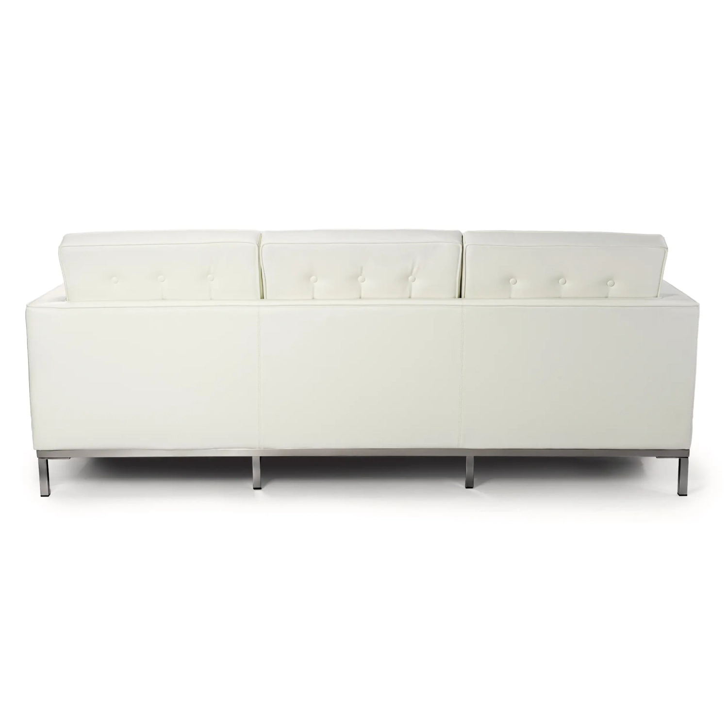 Venice divano a 3 posti in pelle italiana | Florence Design ispirato a Knoll