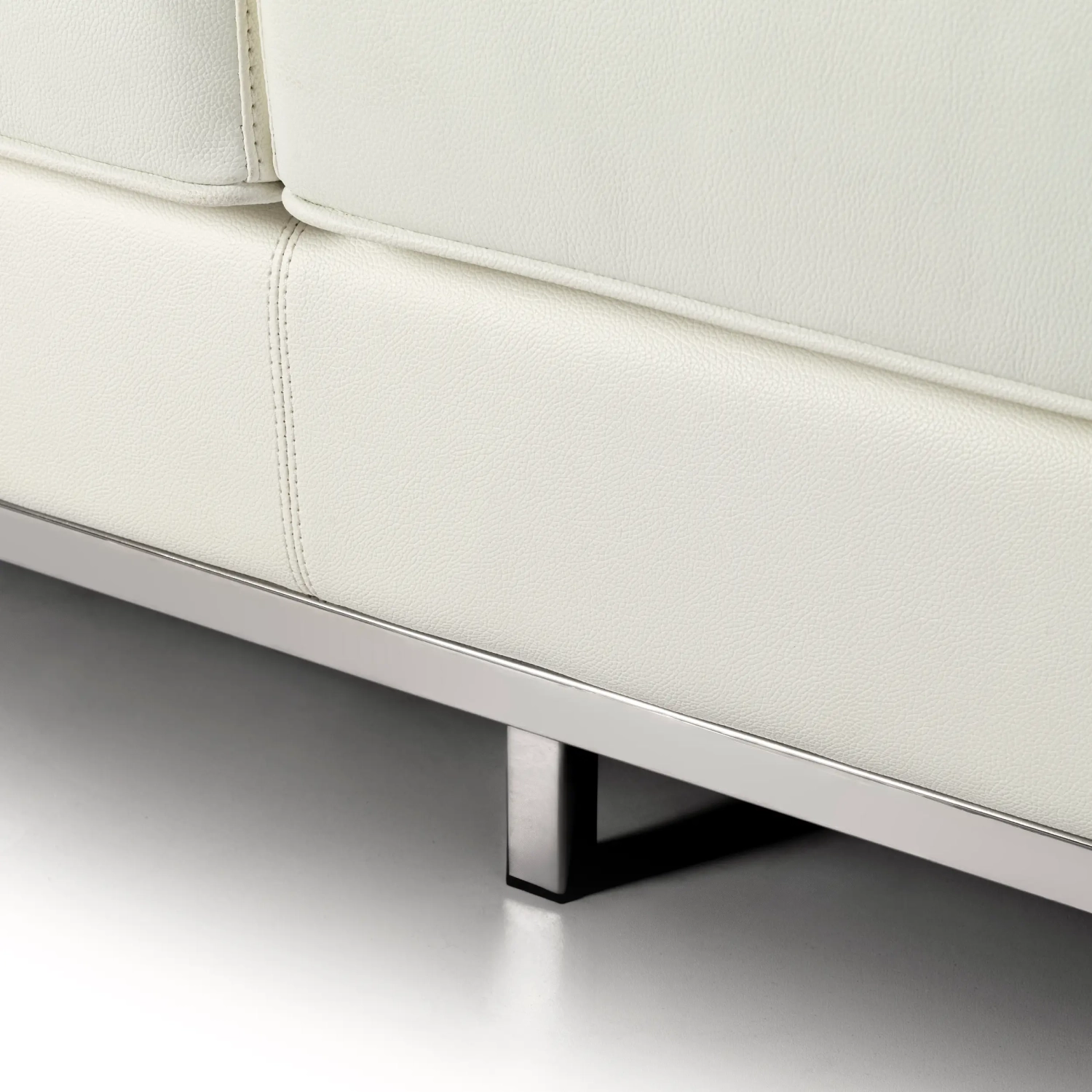 Venice divano a 3 posti in pelle italiana | Florence Design ispirato a Knoll