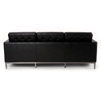Venice divano a 3 posti in pelle italiana | Florence Design ispirato a Knoll