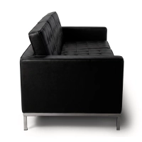 Venice divano a 3 posti in pelle italiana | Florence Design ispirato a Knoll