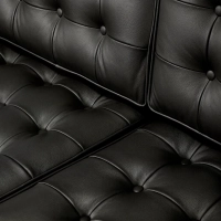 Venice divano a 3 posti in pelle italiana | Florence Design ispirato a Knoll