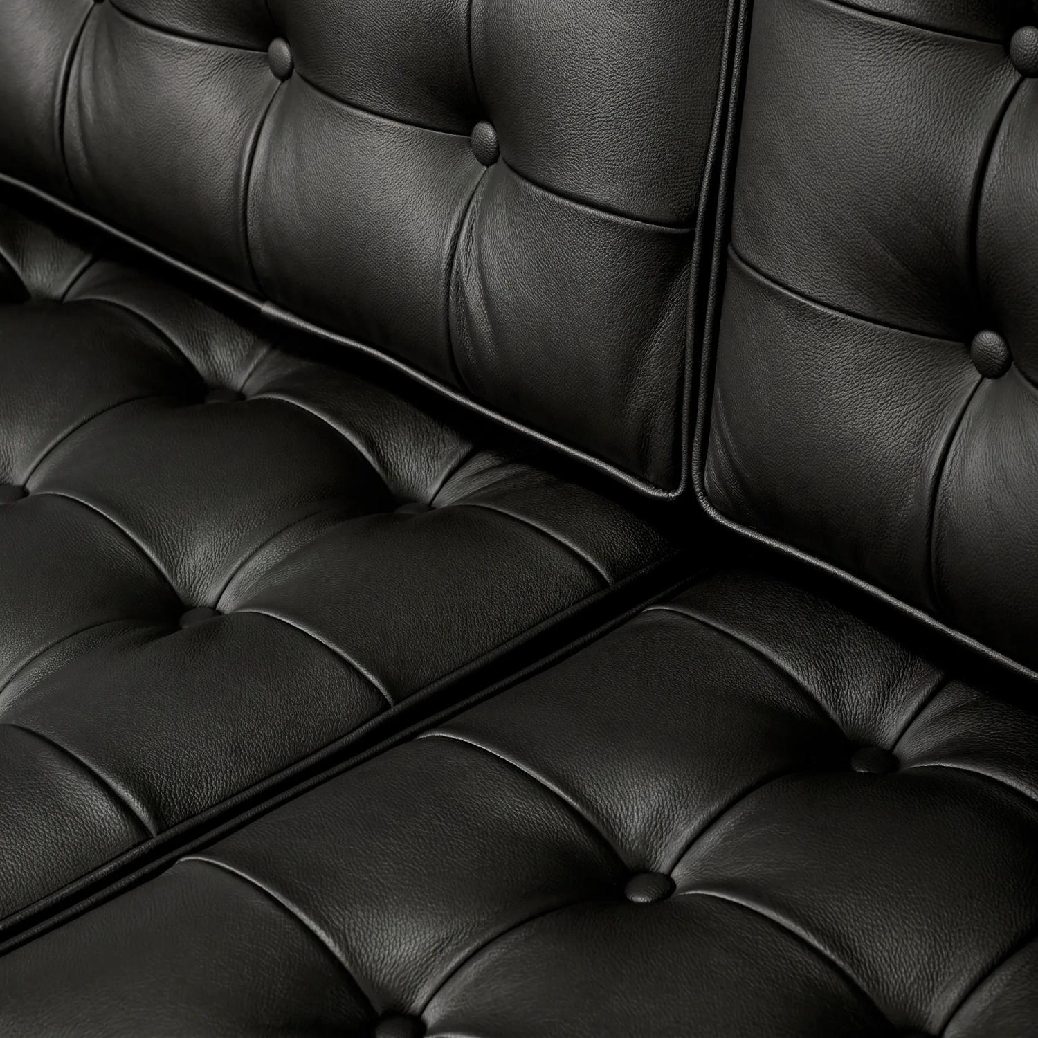 Venice divano a 3 posti in pelle italiana | Florence Design ispirato a Knoll