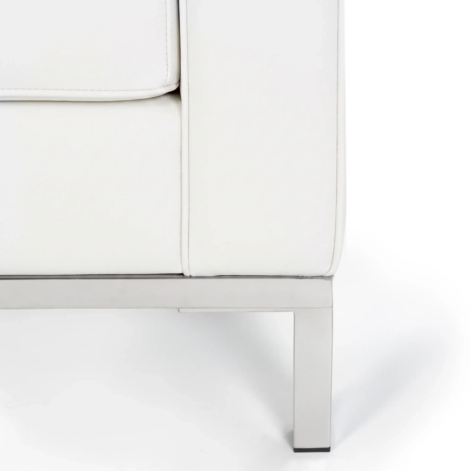 Venice divano a 2 posti in pelle italiana | Florence Design ispirato a Knoll