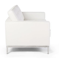 Venice divano a 2 posti in pelle italiana | Florence Design ispirato a Knoll