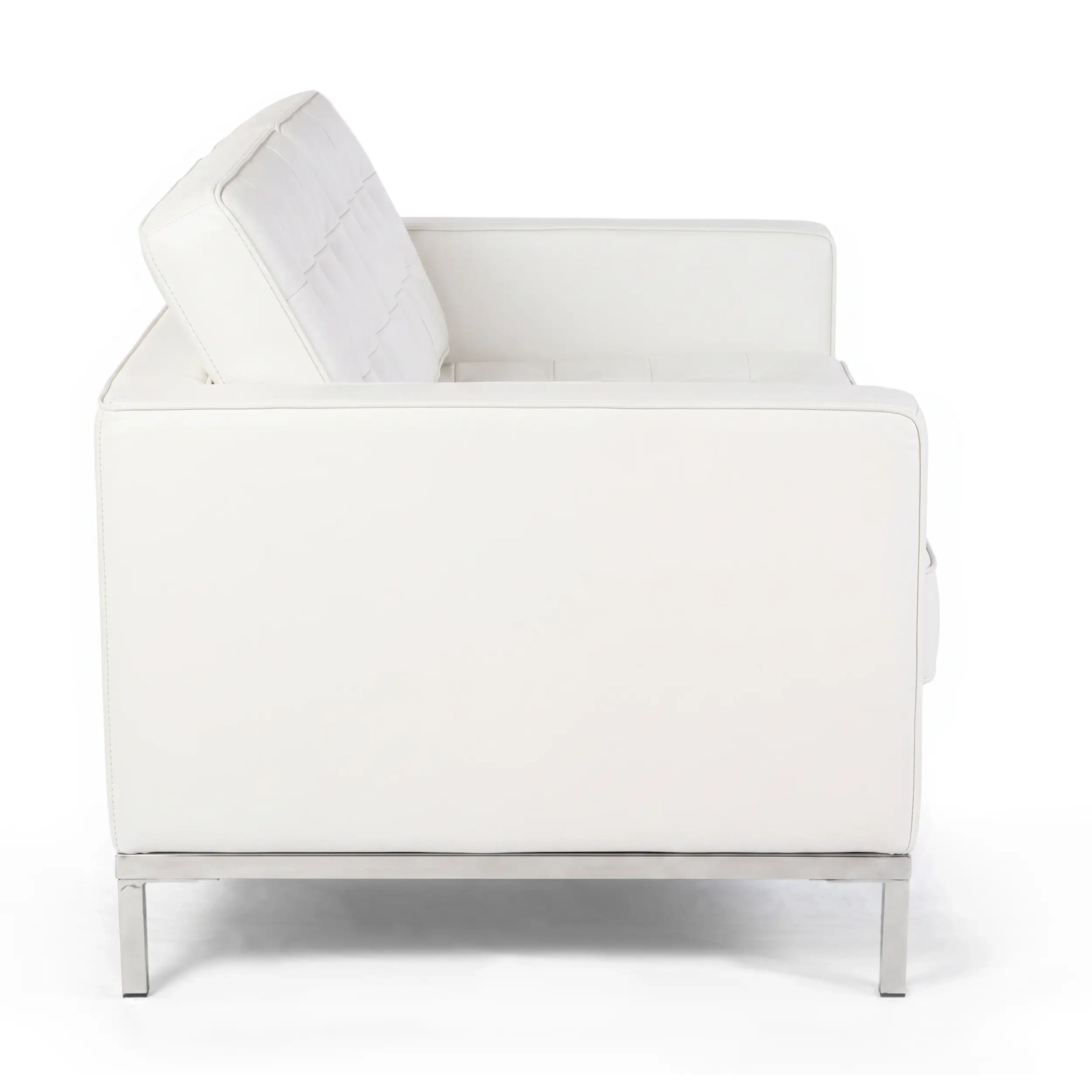 Venice divano a 2 posti in pelle italiana | Florence Design ispirato a Knoll