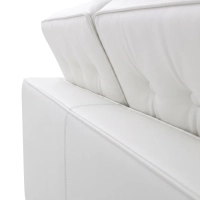 Venice divano a 2 posti in pelle italiana | Florence Design ispirato a Knoll