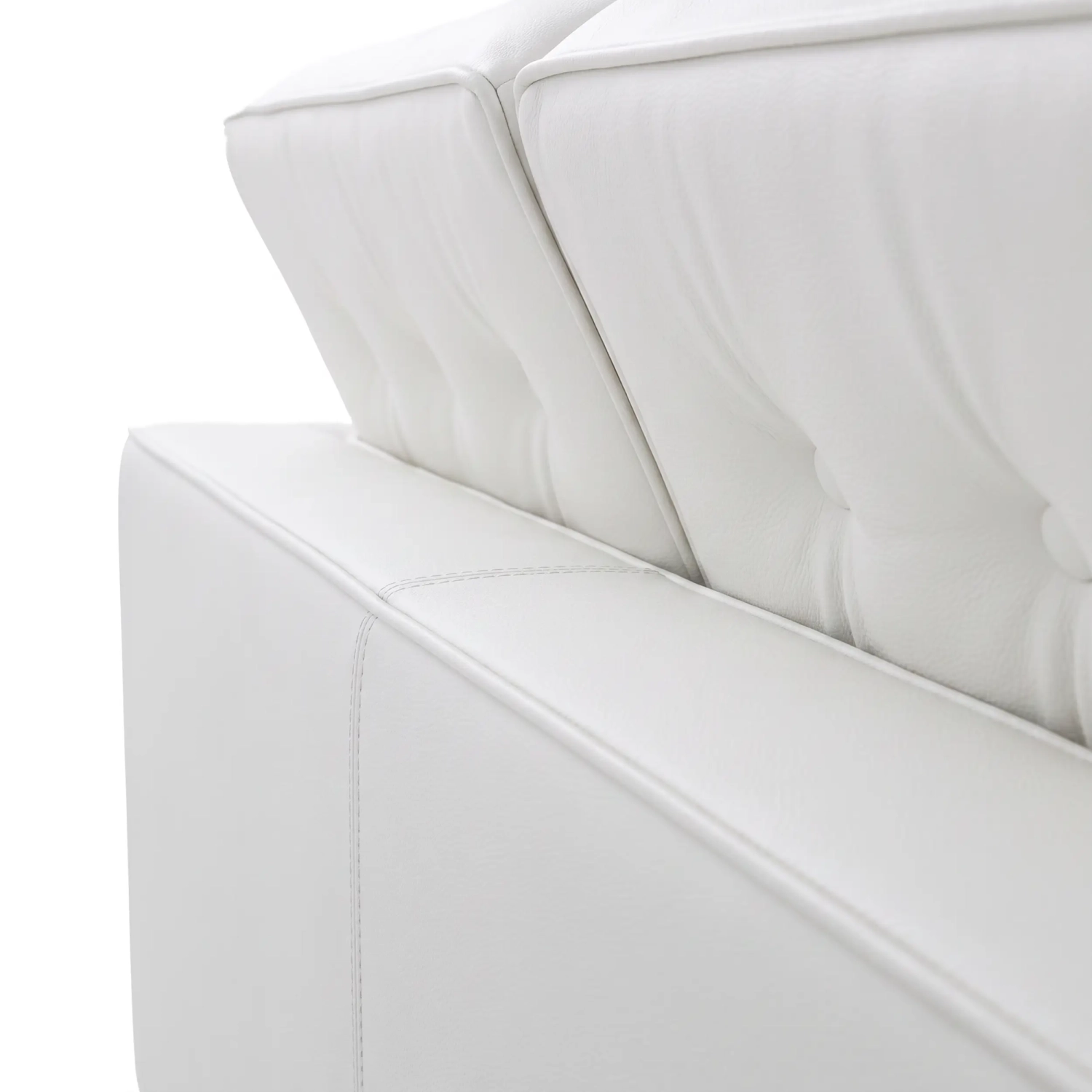 Venice divano a 2 posti in pelle italiana | Florence Design ispirato a Knoll