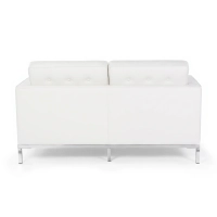 Venice divano a 2 posti in pelle italiana | Florence Design ispirato a Knoll