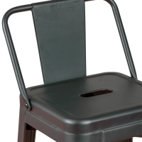 Set di 4 sgabelli da bar in stile industriale " Bistro ", altezza 76 cm - Mueble Design