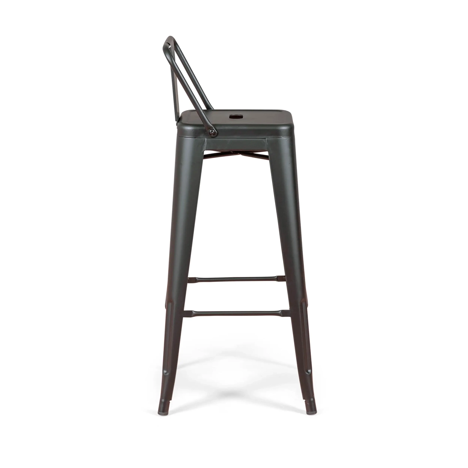 Set di 4 sgabelli da bar in stile industriale " Bistro ", altezza 76 cm - Mueble Design