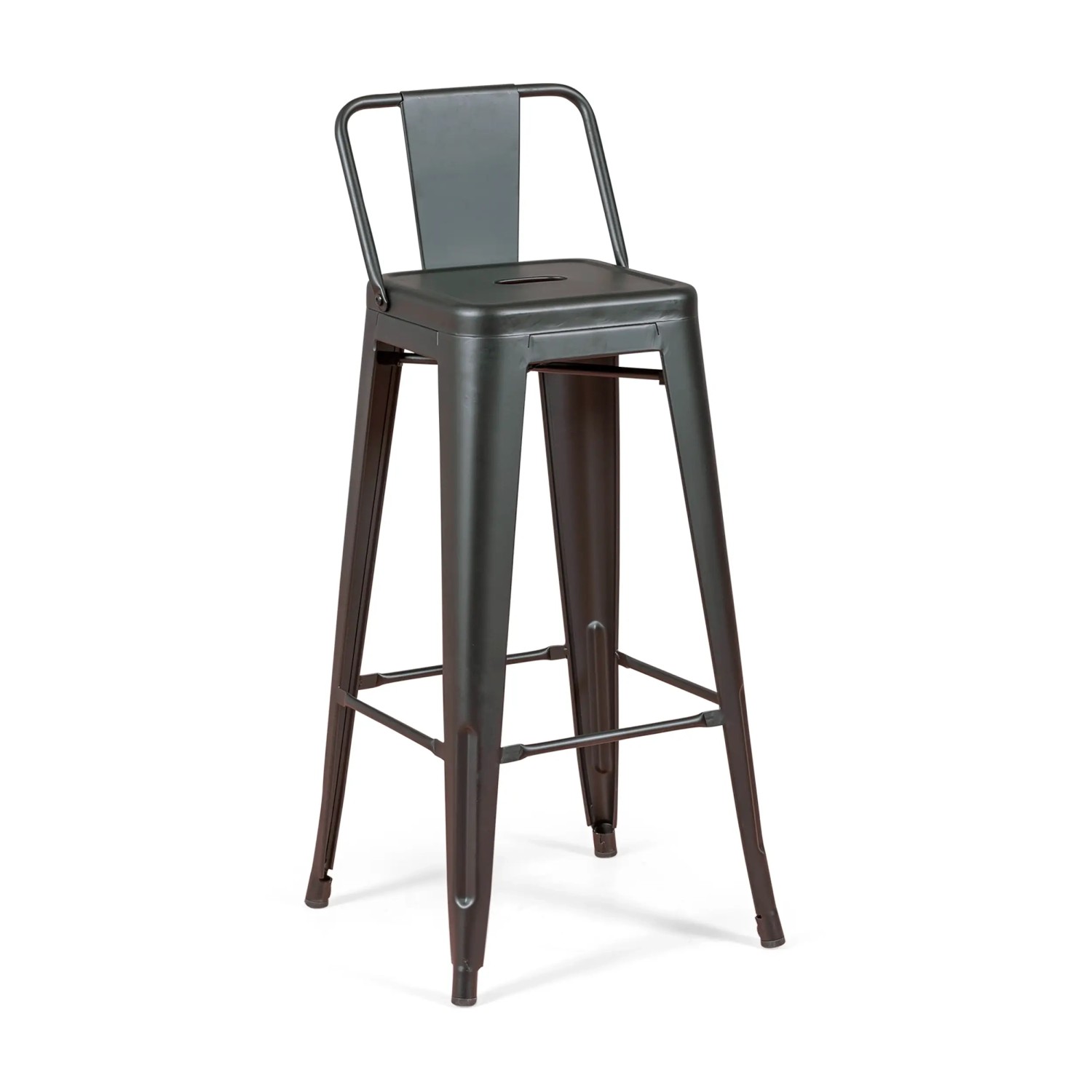 Set di 4 sgabelli da bar in stile industriale " Bistro ", altezza 76 cm - Mueble Design