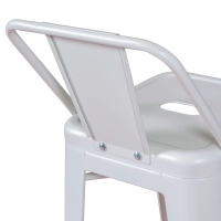 Set di 4 sgabelli da bar in stile industriale " Bistro ", altezza 76 cm - Mueble Design