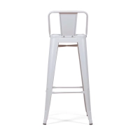Set di 4 sgabelli da bar in stile industriale " Bistro ", altezza 76 cm - Mueble Design