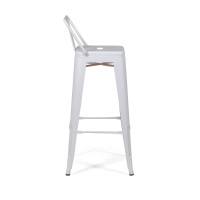 Set di 4 sgabelli da bar in stile industriale " Bistro ", altezza 76 cm - Mueble Design