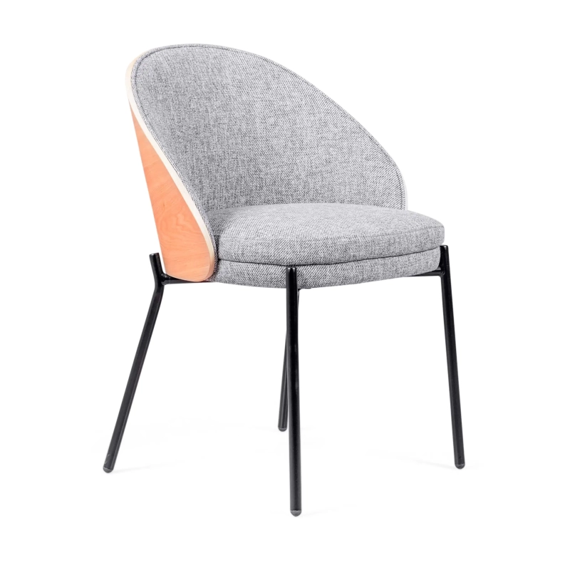 Sedia nordica Earth con cuscino in cotone – Mobilie Design