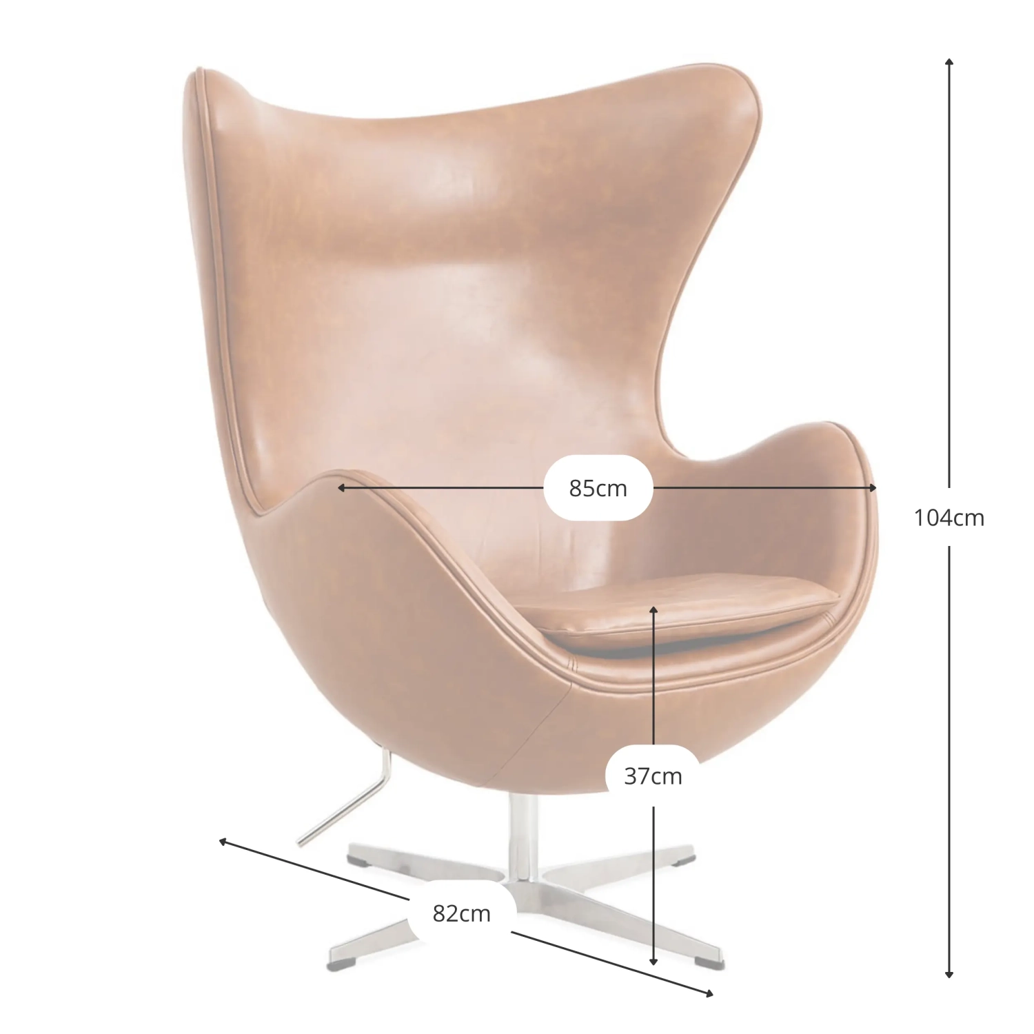 Poltrona Inspiration Egg Chair - Poltrone Ear - Mobilie Design
