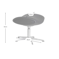 Ispirazione Imola Chair con poggiapiedi - Poltrone Mobilie Design