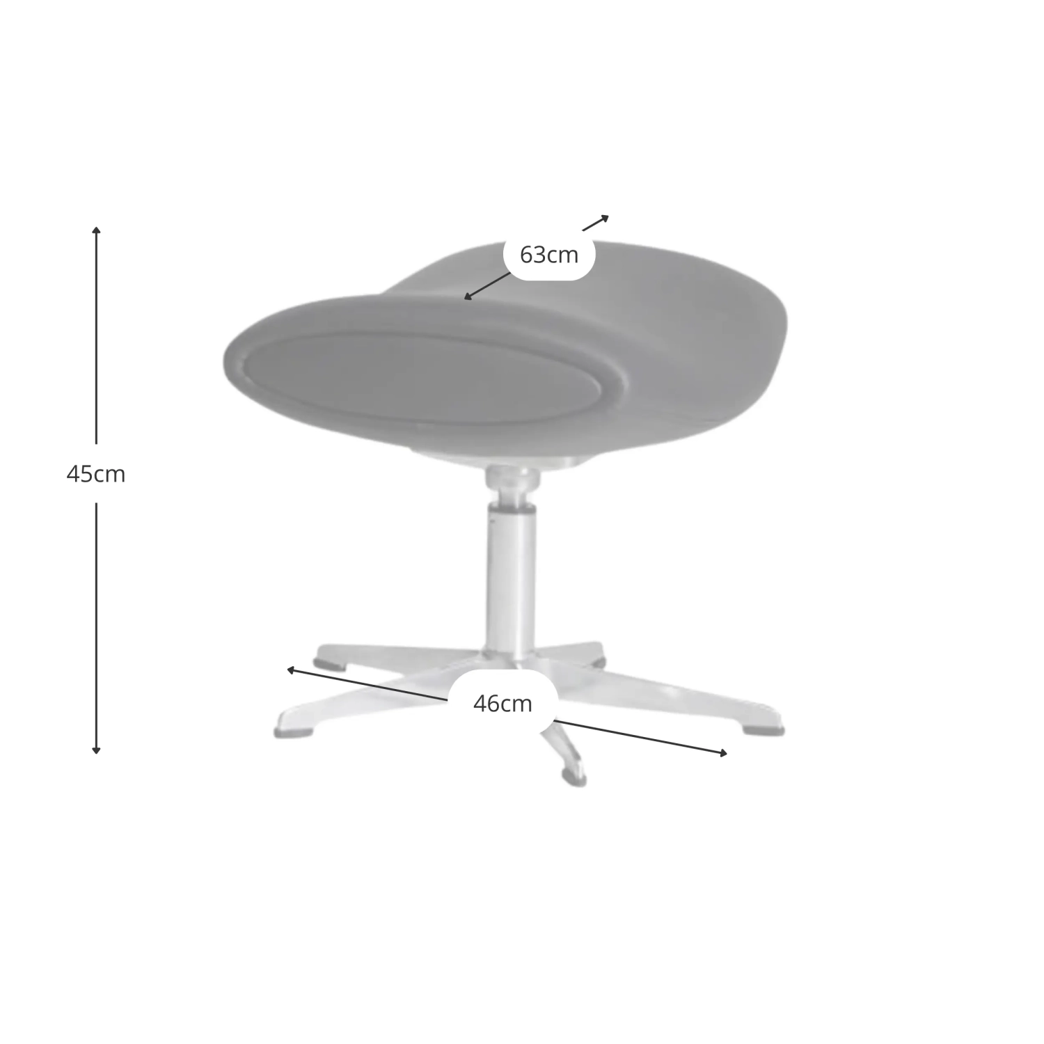 Ispirazione Imola Chair con poggiapiedi - Poltrone Mobilie Design