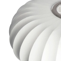 Lampada a sospensione in tessuto bianco Ø 45 cm con design a segmenti Kyoto