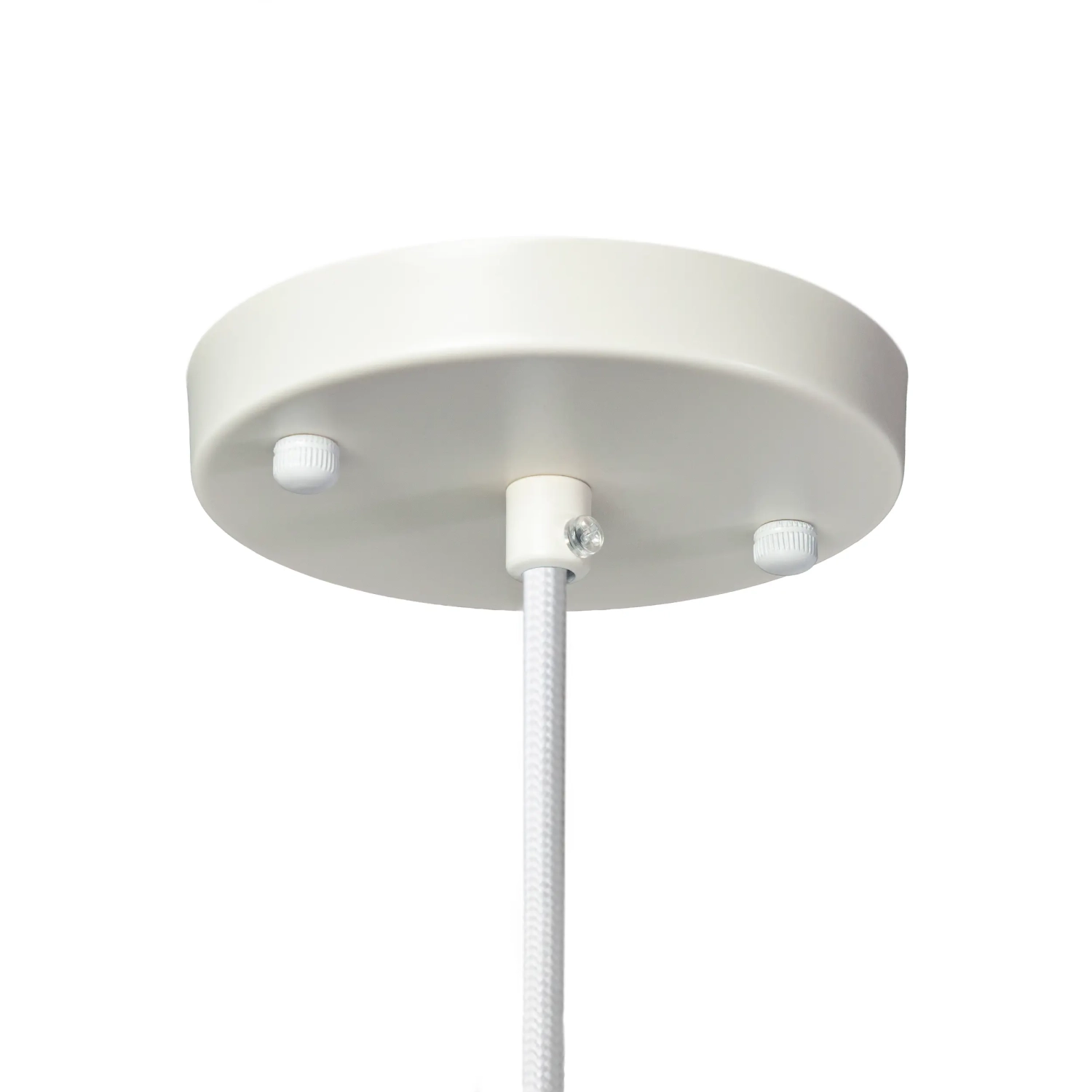 Lampada a sospensione in tessuto bianco Ø 45 cm con design a segmenti Kyoto