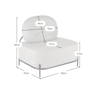 Divano design Economico Clair - Divani design - Mobilie Design