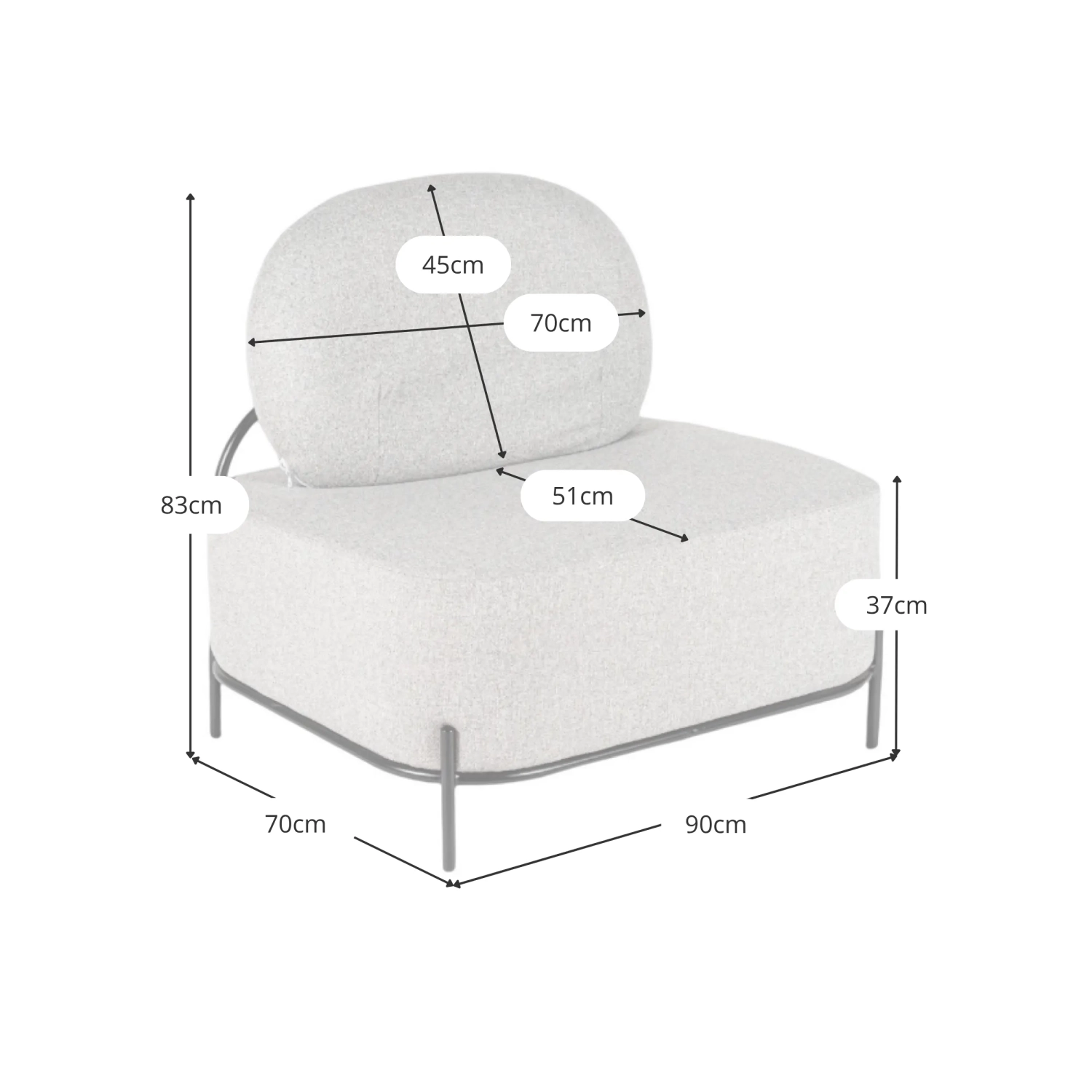 Divano design Economico Clair - Divani design - Mobilie Design