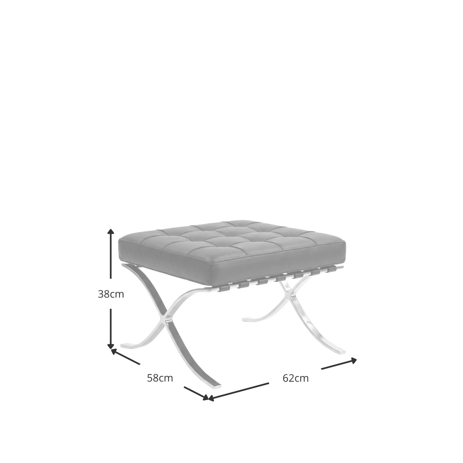 Ottomano Berlin Inspirazione Ecopelle - Poltrona di Diseng - Mobilie Design