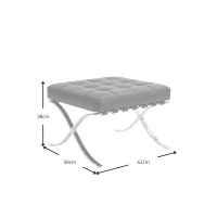 Ottomano Berlin Inspirazione Ecopelle - Poltrona di Diseng - Mobilie Design
