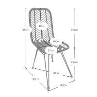 Sedia in rattan Le Midi per esterno - Sedie in rattan - Mueble Design