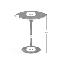 Tulip Side Table - Marble Side Tables - Mobilie Design