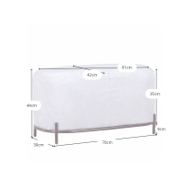 Poggiapiedi per divano Clair - Poggiapiedi ergonomico - Mobilie Design