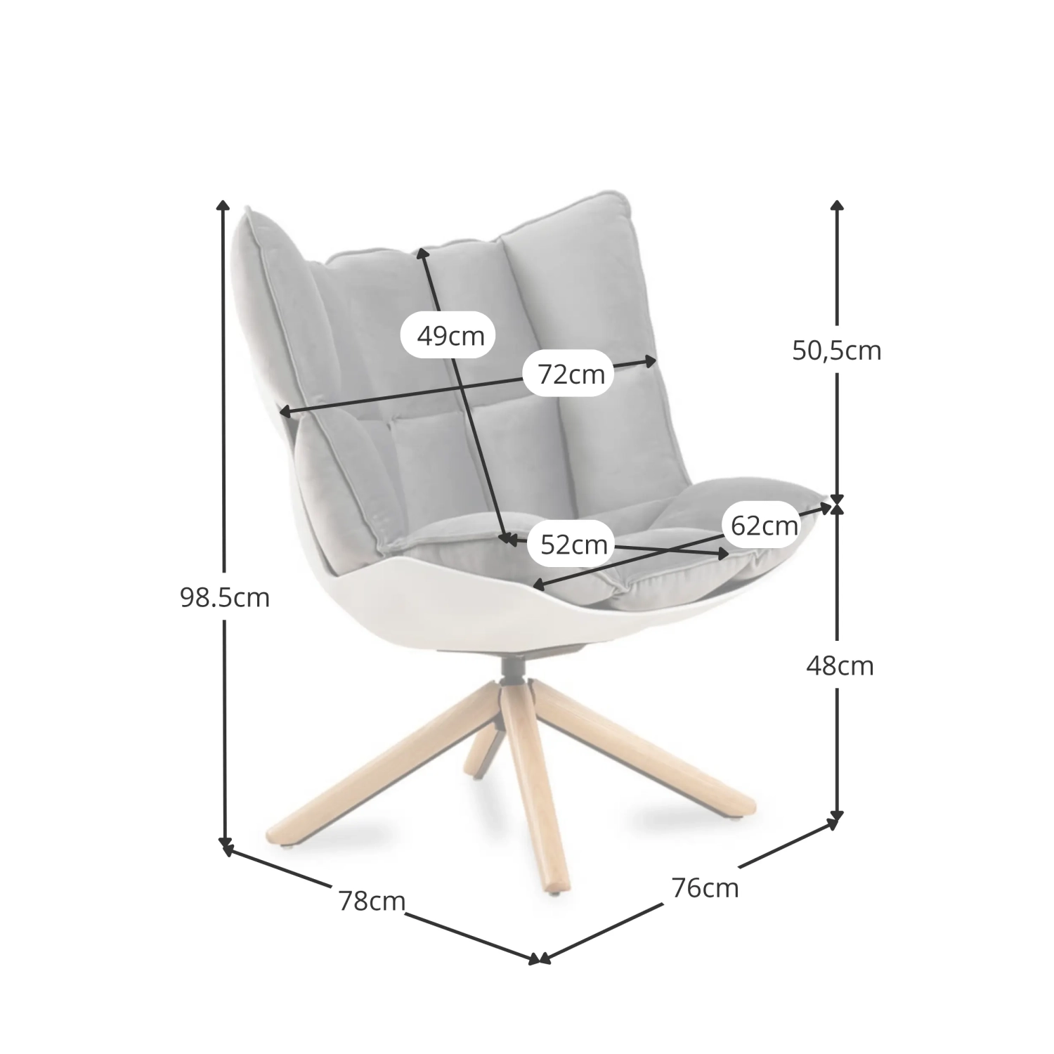 Inspirazione Poltrona di Design Husk - Poltrona di Design Moderno