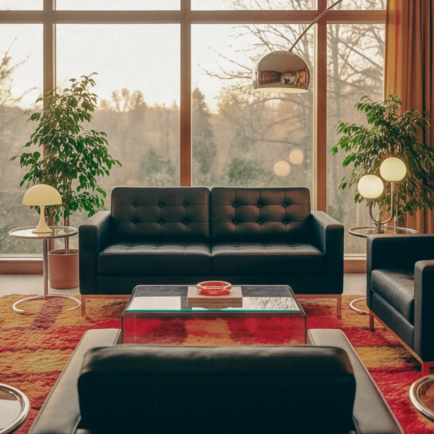 Venice divano a 2 posti in pelle italiana | Florence Design ispirato a Knoll