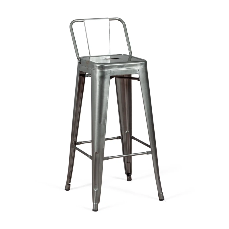 Set di 4 Sgabelli Industriale Bistro LB
